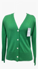 Damen V Neck Pure Cashmere Button Strickjacke 