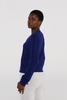 Premium Navy Cashmere Cardigan Pullover