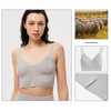 Luxuriöser 100% Cashmere Strick Sport BH für ultimativen Komfort
