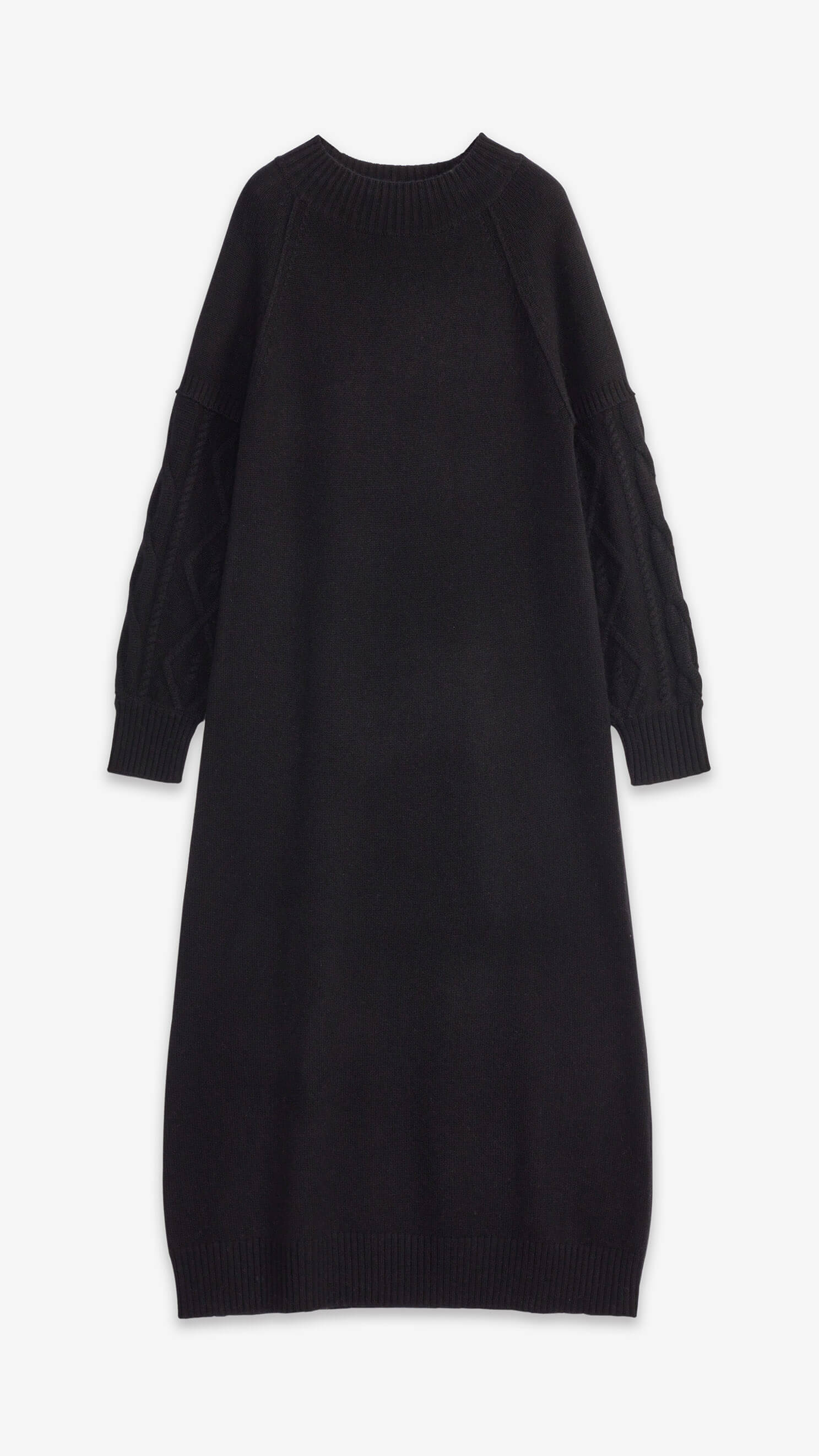 Klassisches Kaschmirkleid mit Zopfmuster für Damen | Luxus-Pulloverkleid OEM-Hersteller