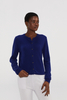 Premium Navy Cashmere Cardigan Pullover