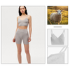 Luxuriöser 100% Cashmere Strick Sport BH für ultimativen Komfort