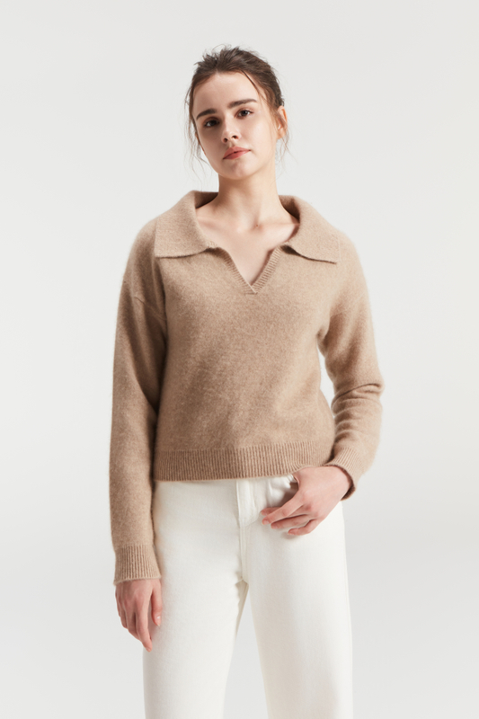 Luxuriöser 100% Cashmere Strick Hoodie für den ultimativen Komfort