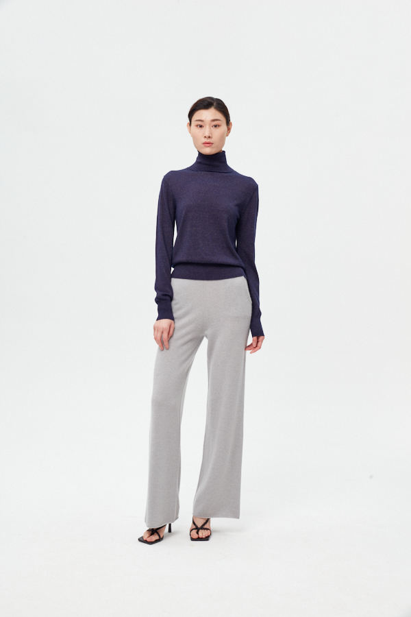 Kaschmirschildkragenpullover für Frauen mit Frauen