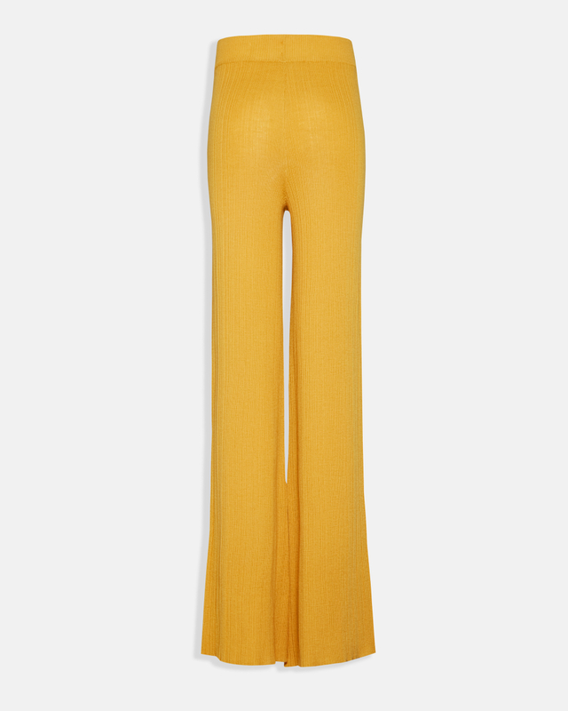 Damen-Strickhose aus reinem Kaschmir | Luxus-Hosen mit weitem Bein OEM-Hersteller