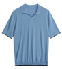 Herren Polo Blue T-Shirt Kurzarm Pure Baumwollpullover