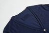 Klassische Navy Cashmere Cardigan