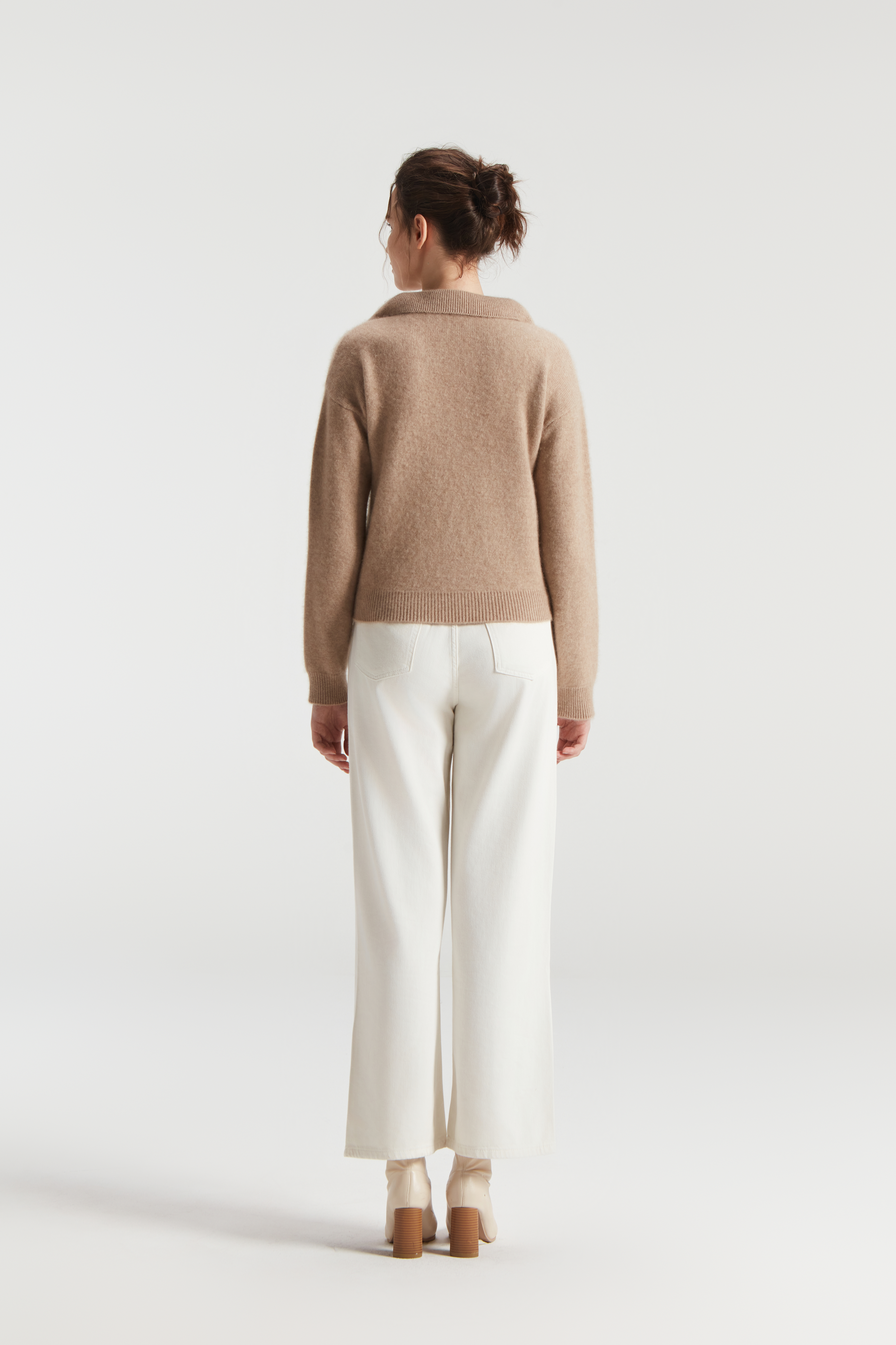 Luxuriöser 100% Cashmere Strick Hoodie für den ultimativen Komfort