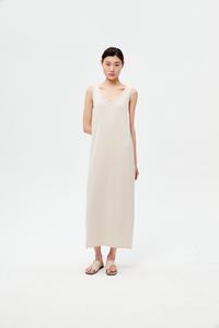 Frauen ärmellose Freizeit langes Kleid