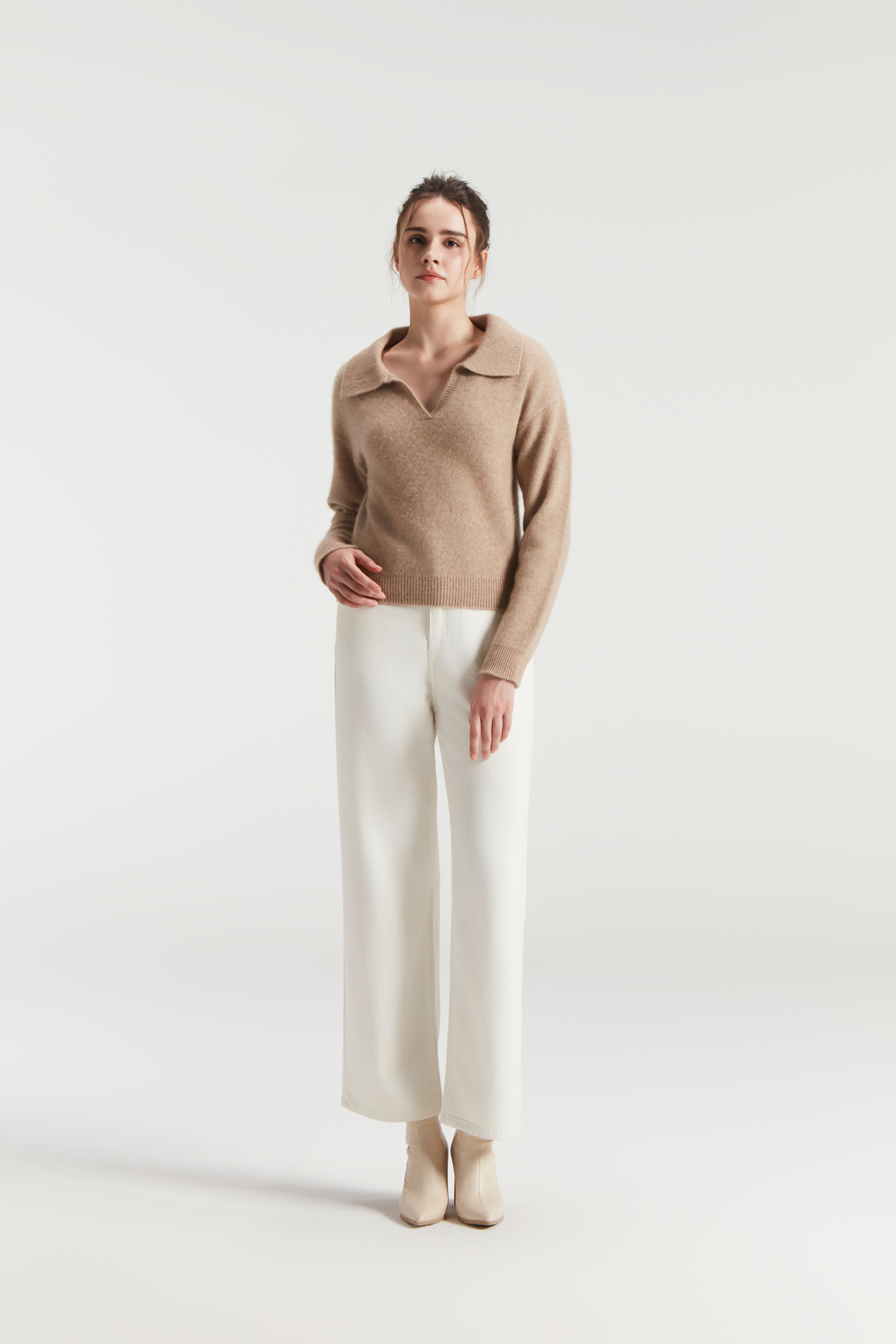 Luxuriöser 100% Cashmere Strick Hoodie für den ultimativen Komfort