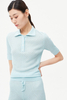 Frauen Wollpunkte Polo T-Shirt für Frauen