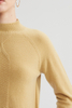 Hellgelb Langarmpullover 