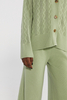 Chic Pure Cashmere Cardigan mit Knopf