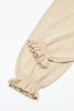 Beige Kinder gestrickte lange Hosen 