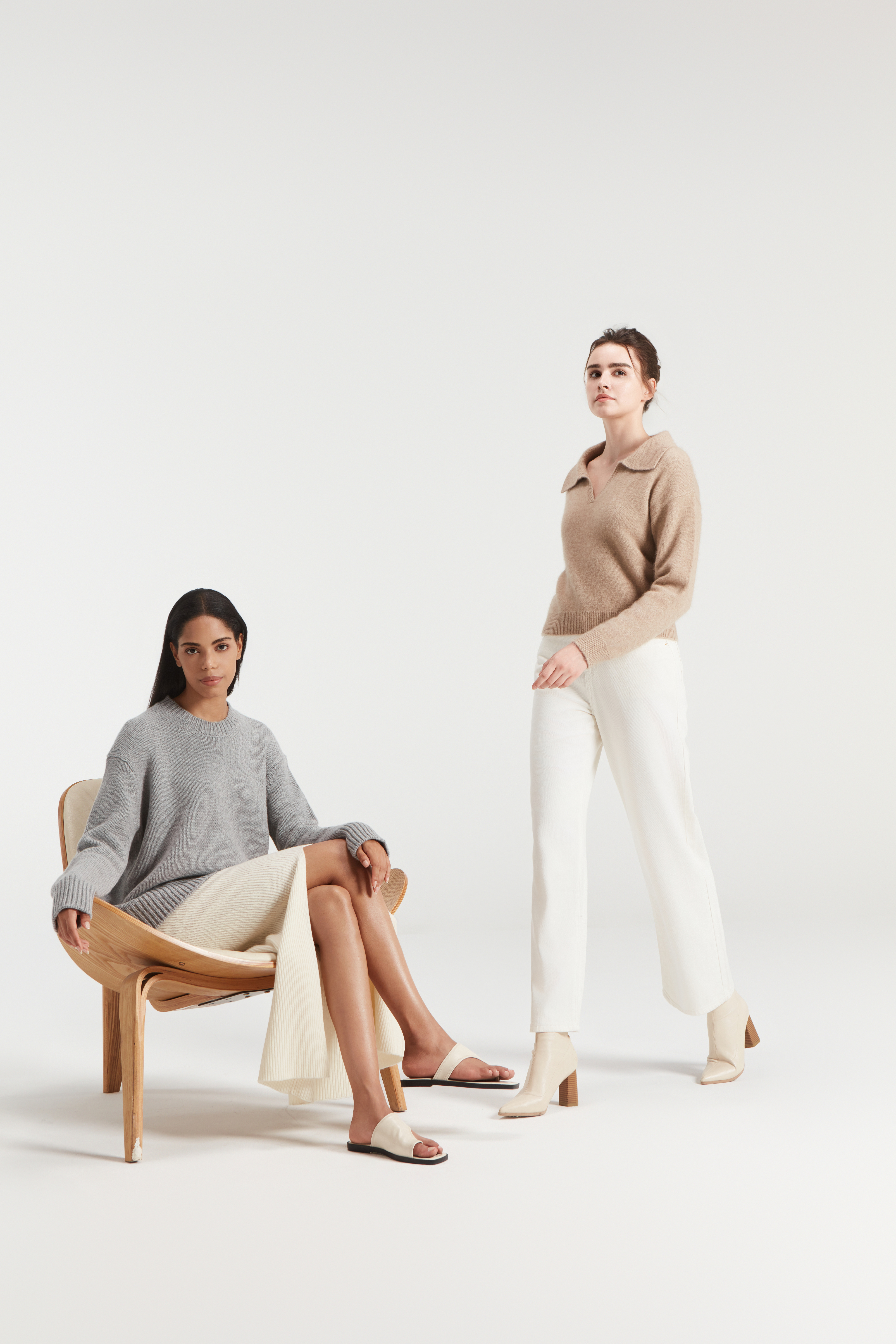 Luxuriöser 100% Cashmere Strick Hoodie für den ultimativen Komfort