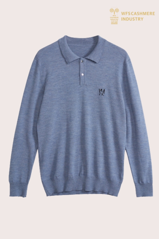 Premium Herren-Polopullover aus Merinowolle | Strickwaren-OEM