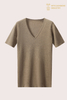 Premium-Kurzarm-Strick-T-Shirt OEM | Fabrik für Feinstrickpullover