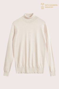 Premium Herren-Rollkragenpullover aus 12 GG reiner Wolle | Unverzichtbarer Erstausrüster für Herrenbekleidung