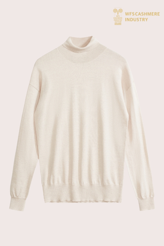 Premium Herren-Rollkragenpullover aus 12 GG reiner Wolle | Unverzichtbarer Erstausrüster für Herrenbekleidung