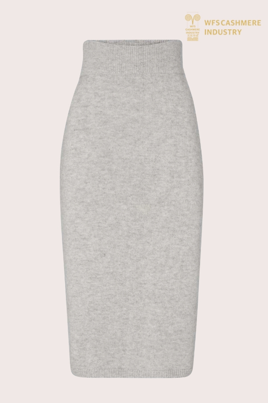 Eleganter Strickrock aus reinem Kaschmir | Premium-Damenunterteile OEM-Hersteller