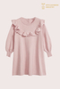 Hochwertiges Mädchen-Langarmkleid | 95 % Baumwolle, 5 % Kaschmirkleid OEM-Hersteller