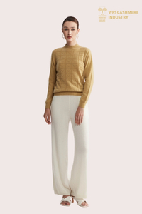Nahtloser 3D-Strickpullover aus Kaschmir-Mesh | Fortschrittlicher OEM