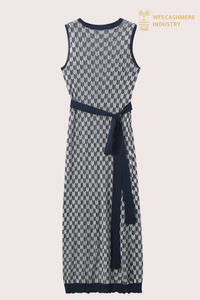 18GG Maxikleid aus reiner Seide OEM | Luxus-Strickwarenfabrik