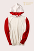Premium-Kaschmir-Hoodie in Kontrastfarbe | Luxus-Loungewear OEM