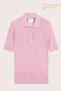 Hochwertiges Pointelle-Polo aus Seide und Kaschmir | Resort Wear OEM