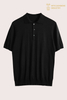 Hochwertiges 16GG-Seiden-Baumwoll-Poloshirt mit Perlmuttknöpfen | Luxus-Herrenbekleidung OEM