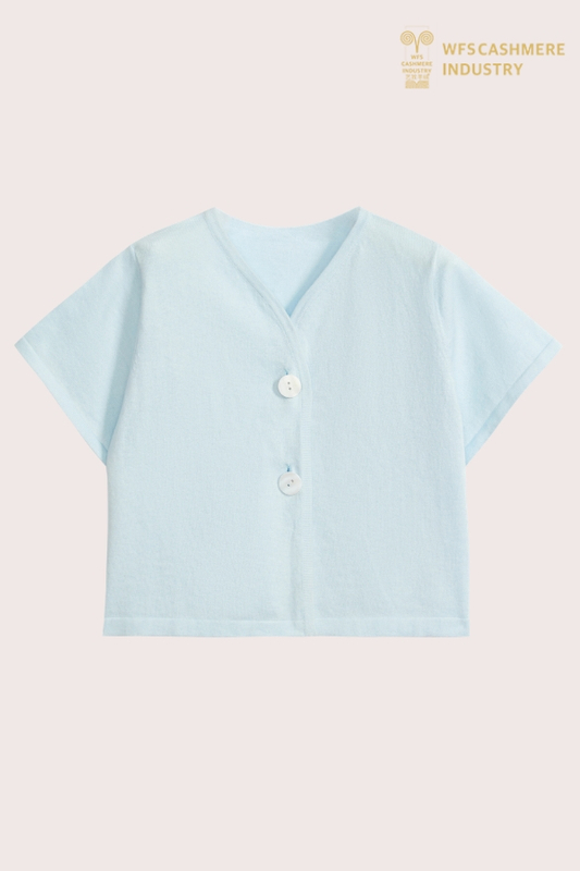 Premium-Kurzarm-Cardigan für Kinder mit zwei Knöpfen | Sommerbolero OEM-Hersteller