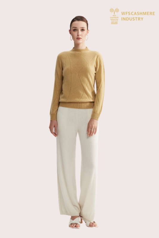 Nahtloser 3D-Strickpullover aus Kaschmir | Grafikmuster OEM