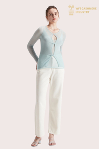 Ultraleichter Air-Woll-Pullover | Wasserlöslicher Tech Knit OEM