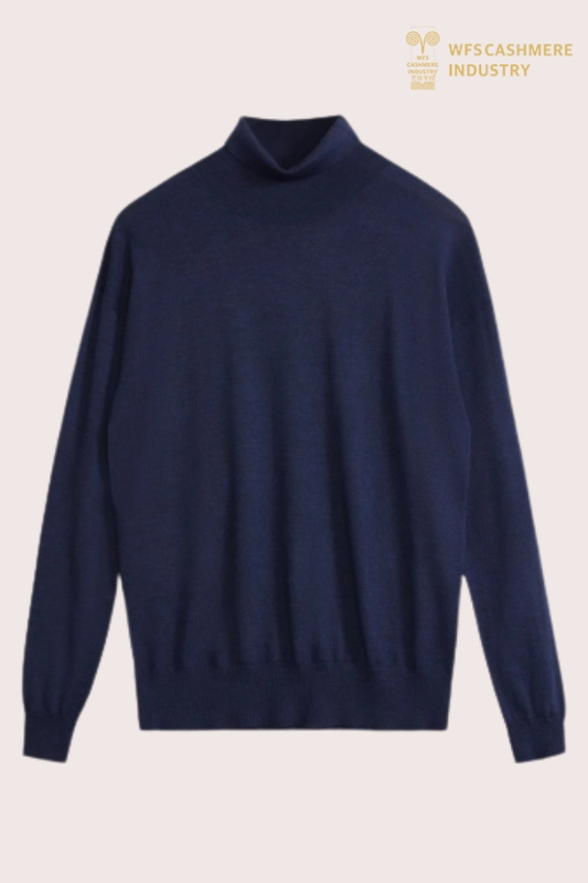 Premium Herren-Pullover aus Merinowolle mit Stehkragen | Strickwaren-OEM