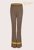 Elegante ausgestellte Strickhose aus Kaschmir | Luxusunterteile OEM-Hersteller