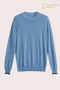 Premium Herrenpullover aus 100 % Baumwolle mit Rundhalsausschnitt | OEM für Feinstrickwaren
