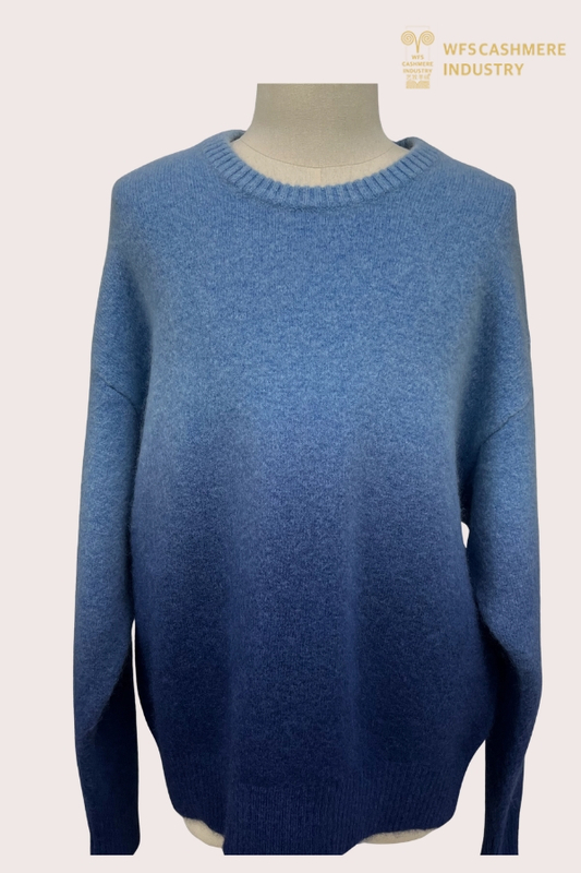 Hochwertiger Batik-Pullover mit Rundhalsausschnitt für Herren | Maßgeschneiderte Strickwaren OEM