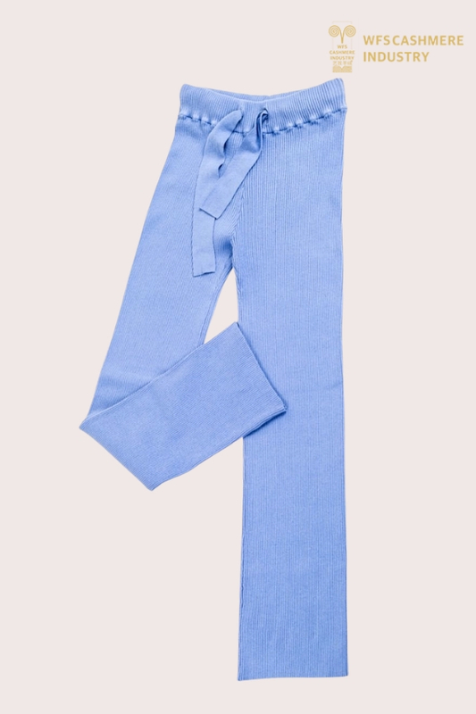 Kleine gerippte Jogginghose aus reinem Kaschmir | Luxus-Loungewear-OEM-Hersteller