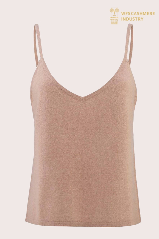 Hochwertiges Seiden-Kaschmir-Strick-Camisole | OEM mit ultrafeiner Spurweite