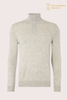 Hochwertiger Herren-Pullover aus 16 GG Ultrafein-Merinowolle mit Stehkragen | Luxus-Strickwaren-OEM