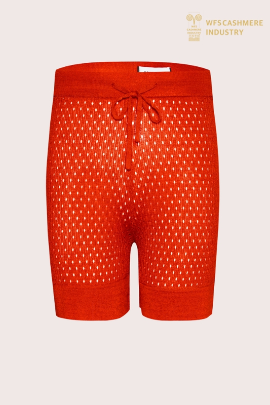 Leichte Kaschmir-Pointelle-Shorts für Damen | OEM-Hersteller von Luxus-Nachtwäsche