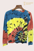 Hochwertiger handgefertigter Batik-Kaschmirpullover | Kundenspezifischer Farbstoff-OEM