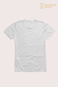 Hochwertiges 16-Gauge-Baumwoll-Kaschmir-Strick-T-Shirt | Feinstrick OEM