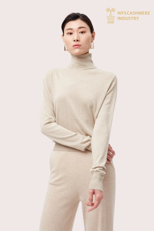 12GG Rollkragenpullover aus reinem Kaschmir | Luxus-Basisschicht OEM