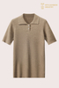 Hochwertiges, leichtes Strick-Poloshirt aus Kaschmirmischung | Smart-Casual OEM
