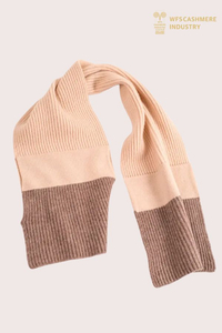Hochwertiger gerippter Schal aus reinem Kaschmir für Kinder | OEM-Fabrik für Winteraccessoires für Kinder